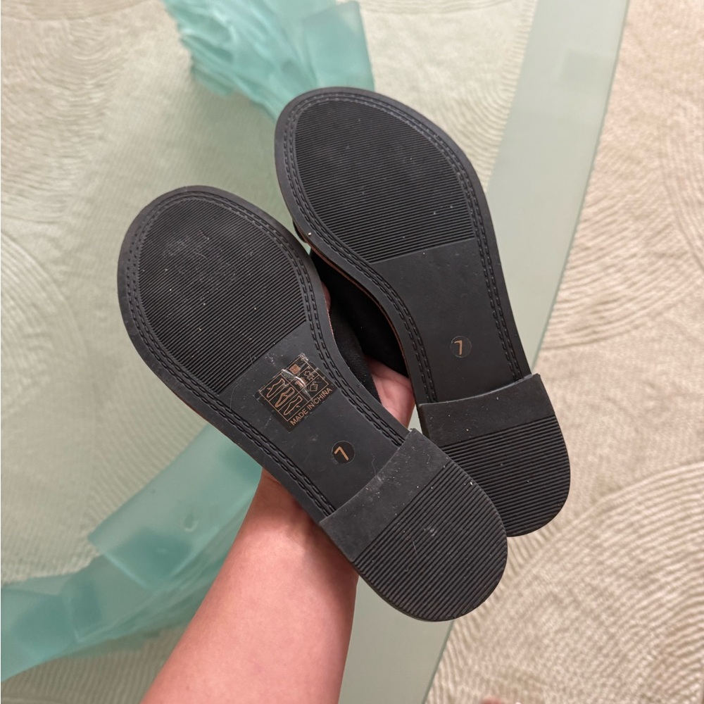 The royal standard suede knot slide sandals - Picture 4 of 4